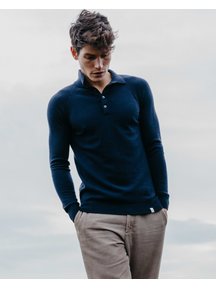 Peregrine Heren polo trui Beauford - navy