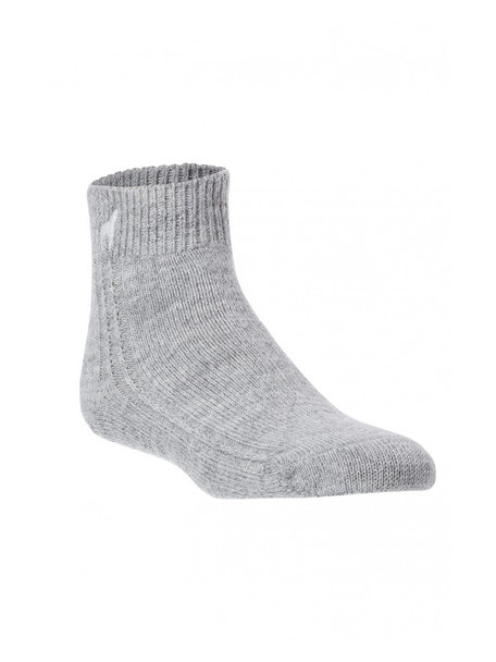 Apu Kuntur Sokken van alpacawol halfhoog - grijs
