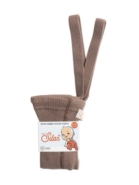 Silly Silas Maillot met bretels van katoen - granola