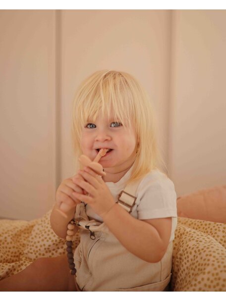 Mushie Kindertandenborstel - soft lilac