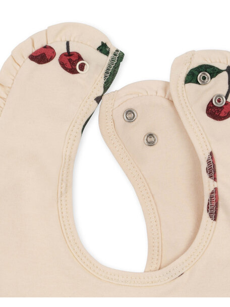 Konges Sløjd Bib (2 pack) - cherry/peach