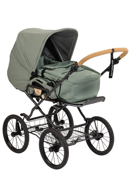 Naturkind Kinderwagen Ida jade - basis model inclusief reismand