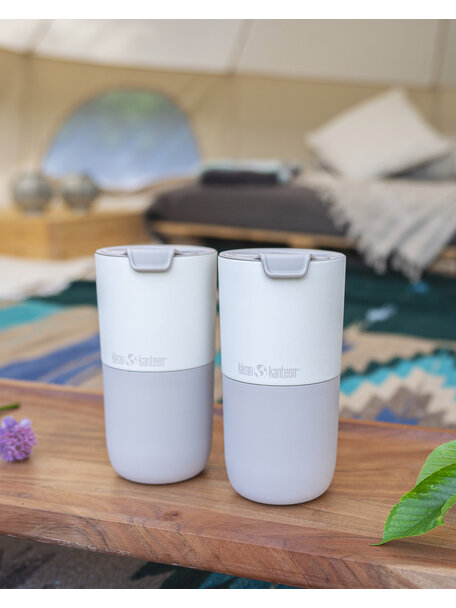 Klean Kanteen Rise thermos beker flip deksel 473ml - tofu