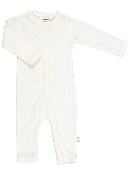 Joha Jumpsuit van wol zijde - naturel