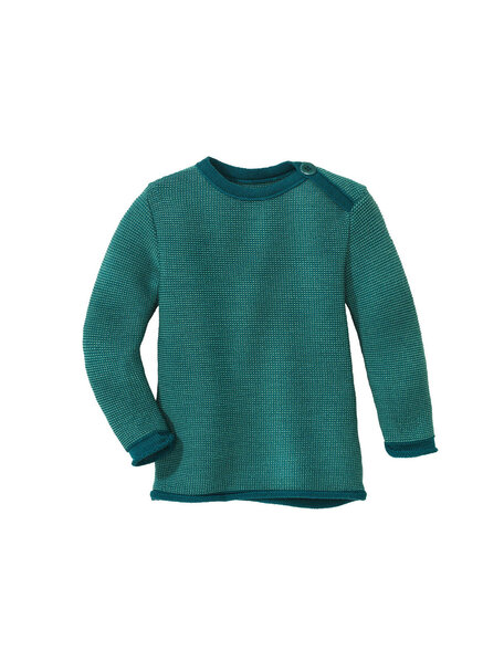 Disana Trui van merino wol - pacific/mint