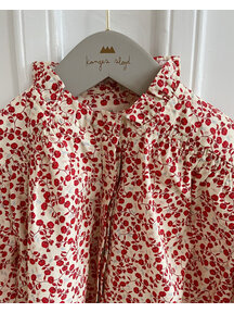 Konges Sløjd Lupe blouse - espalier rouge