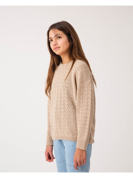 Matona Lace sweater - limestone