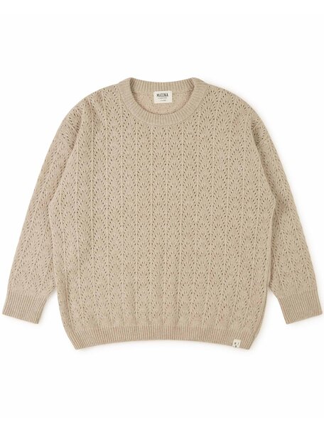 Matona Lace sweater - limestone