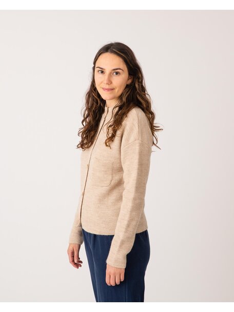 Matona Undyed dames vest - camel