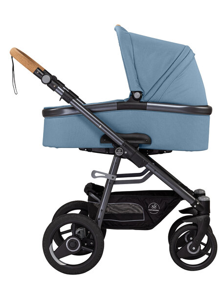 Naturkind Kinderwagen Lux Evo topas - basis model inclusief reiswieg