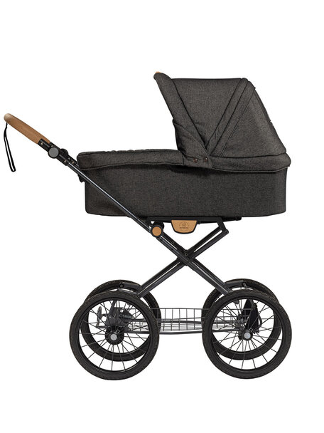 Naturkind Kinderwagen Ida graphit - basis model inclusief reiswieg