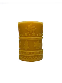 De Muisjes Bijenwas kaars - ornament