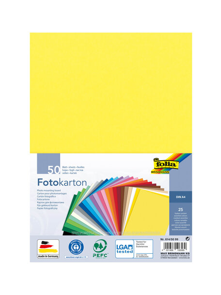 Folia Fotokarton - regenboogkleuren