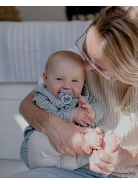 Bibs Fopspeen natuurrubber - baby blue