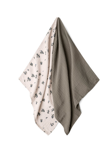 Garbo & Friends Hydrofiele doeken - blueberry (2 stuks)