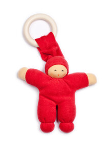 Nanchen Natur Pimpel met ring - rood