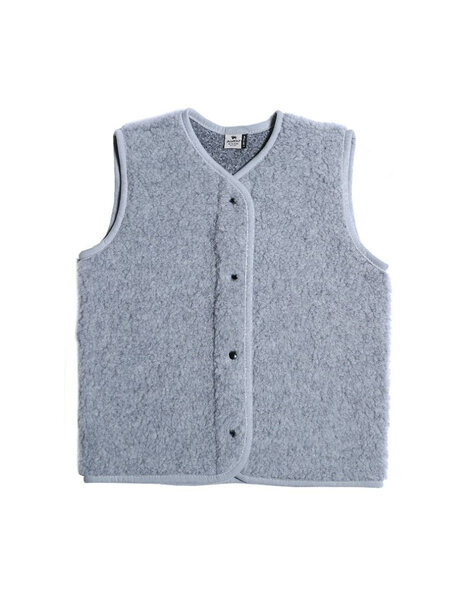 Alwero Kindervest TYB wolpluche - zilver