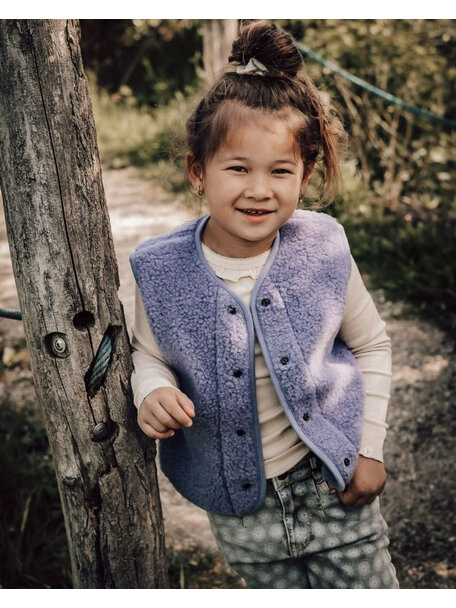 Alwero Kindervest TYB wolpluche - amethist