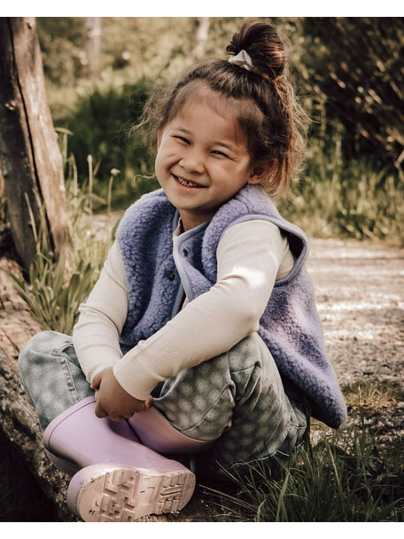 Alwero Kindervest TYB wolpluche - amethist