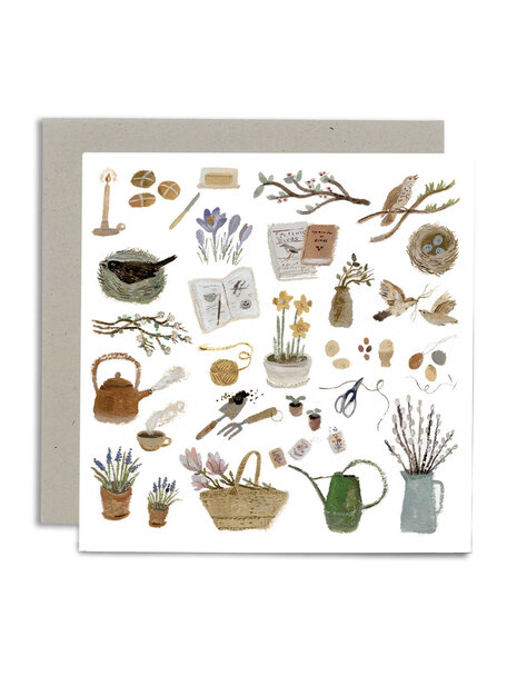Gemma Koomen Gemma Koomen - gevouwen kaart Spring rituals