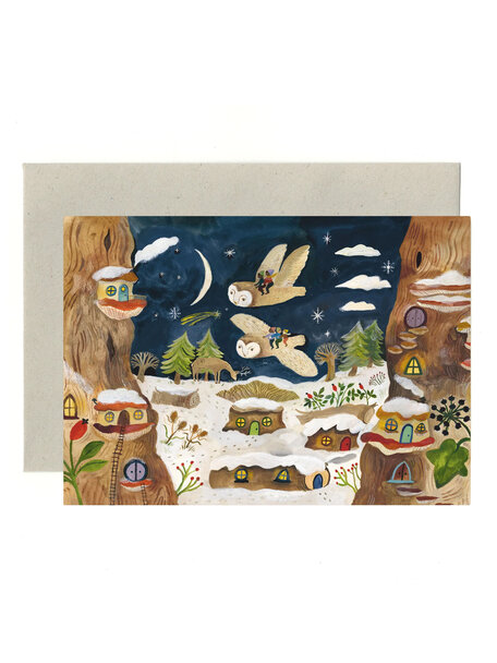 Gemma Koomen Gemma Koomen - gevouwen kaart Winter magic