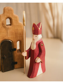 Ostheimer Sinterklaas met staf bewegende armen