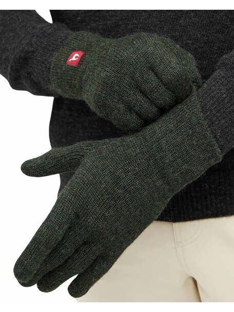 Apu Kuntur Handschoenen van alpacawol - groen