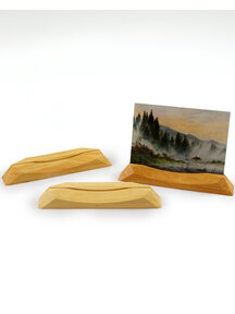 Handmade Kaartenhouder van hout - abgeeckt