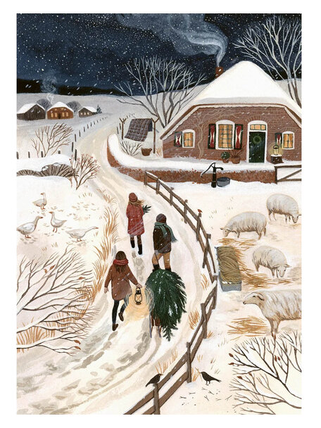 Robin Pieterse Gevouwen kaart - december