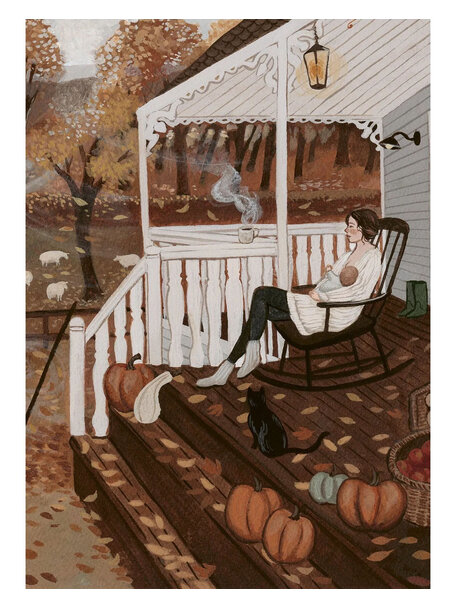 Robin Pieterse Gevouwen kaart - autumn's breath