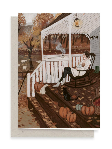 Robin Pieterse Gevouwen kaart - autumn's breath