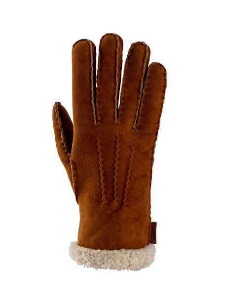 Shepherd Wollen dames handschoenen Melina - chestnut