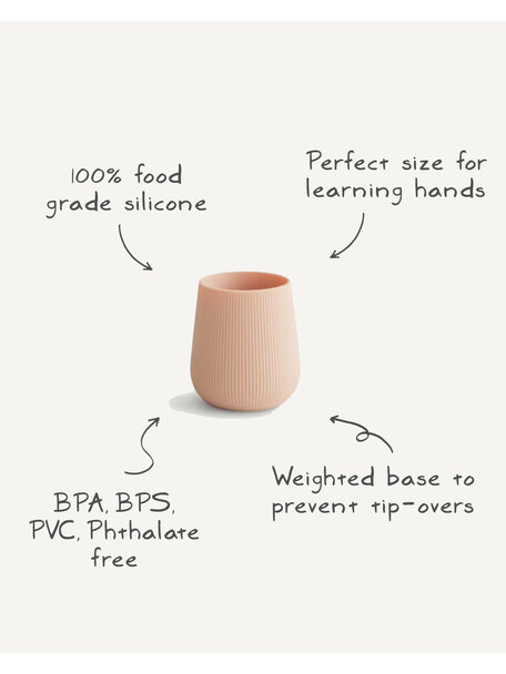 Mushie Eerste drinkbekertje - shifting sand