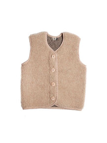 Alwero Kinder vest PO - sand brown