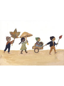 Gemma Koomen Gevouwen kaart - autumn friends