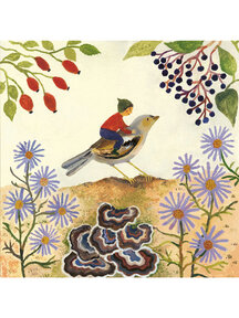 Gemma Koomen Gevouwen kaart - the chaffinch