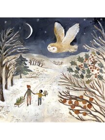 Gemma Koomen Gevouwen kaart - into winter
