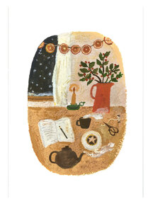 Gemma Koomen Gevouwen kaart - winter comforts
