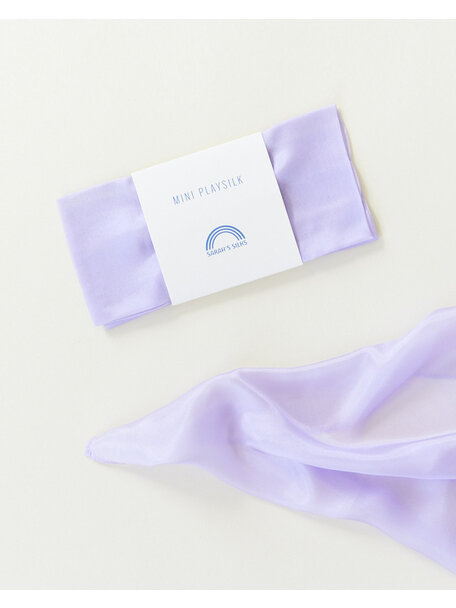 Sarah's Silks Speeldoek mini van zijde - lavendel