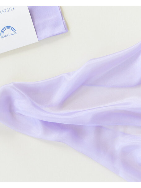 Sarah's Silks Speeldoek mini van zijde - lavendel