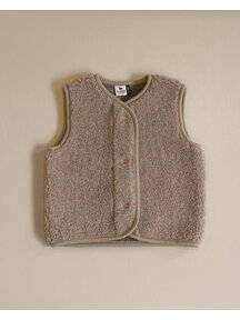Alwero Kinder vest TYB wolpluche - tan