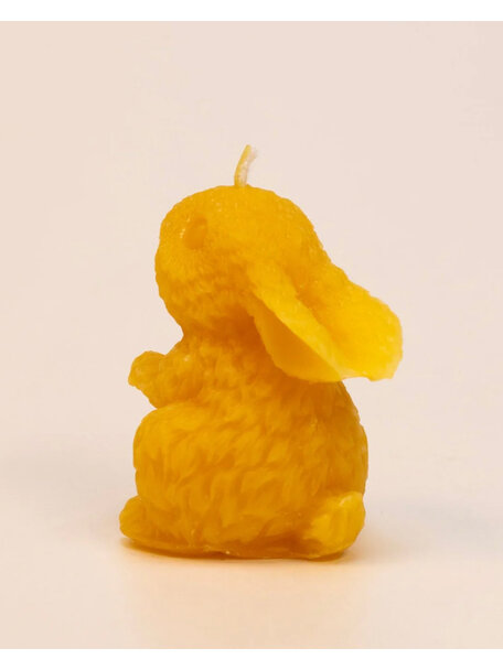 De Muisjes Bijenwas kaars - konijntje