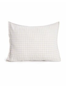 Garbo & Friends Kussensloop - gingham sky blue