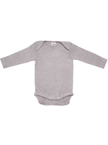 Cosilana Romper van wol/zijde - grey mottled