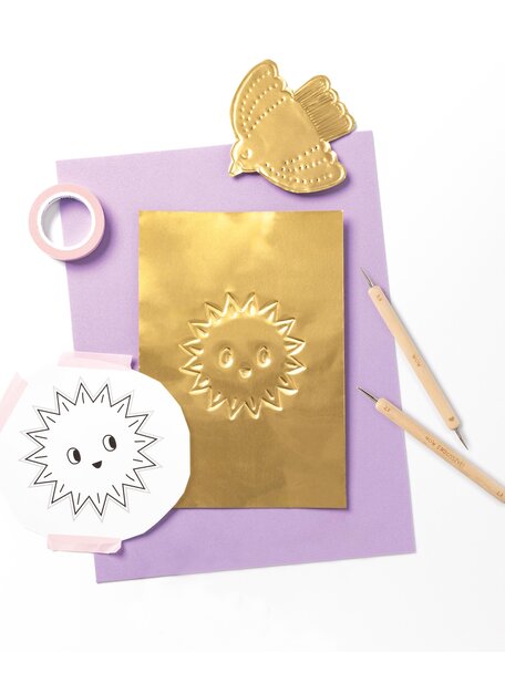 Arts & Crafts Embossing folie - goud