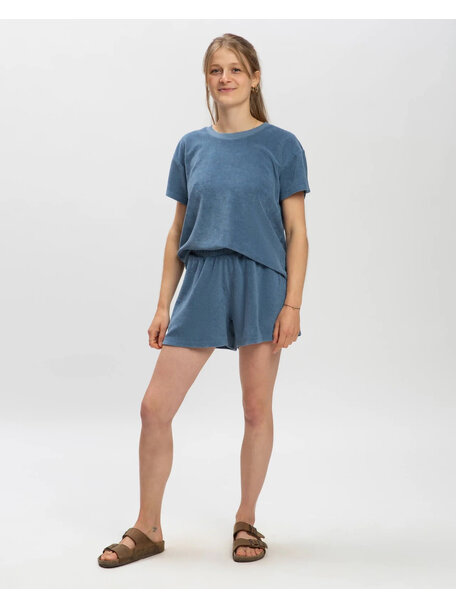 Matona Dames top terry - dusk blue