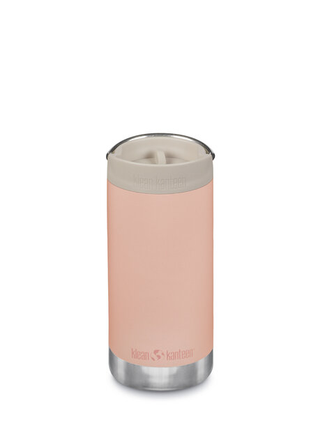 Klean Kanteen TKWide thermosfles met koffiedop 355 ml - peach parfait