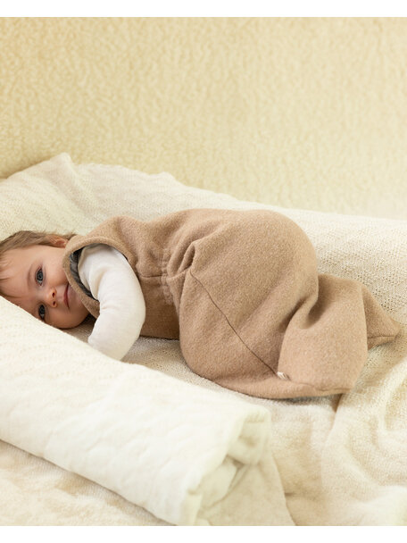 Disana Slaapzak van gekookte wol - grijs