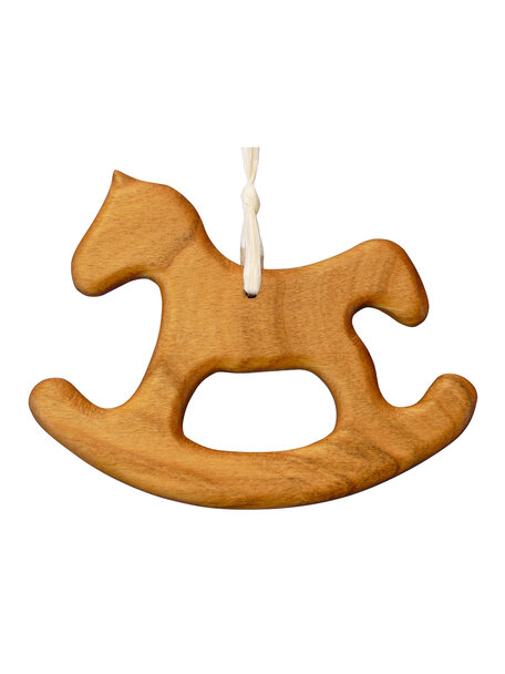 Handmade Hanger van kersenhout - hobbelpaard