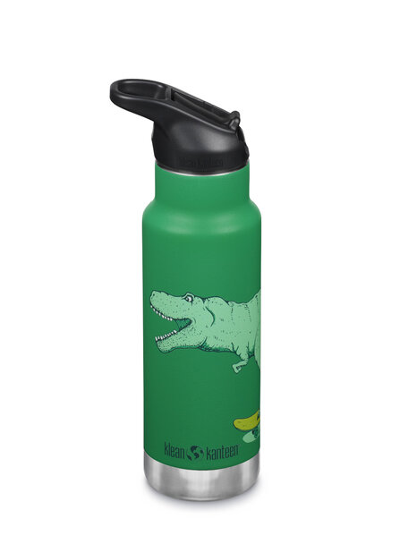 Klean Kanteen Kid thermosfles 355 ml met flipsportdop - dino skate